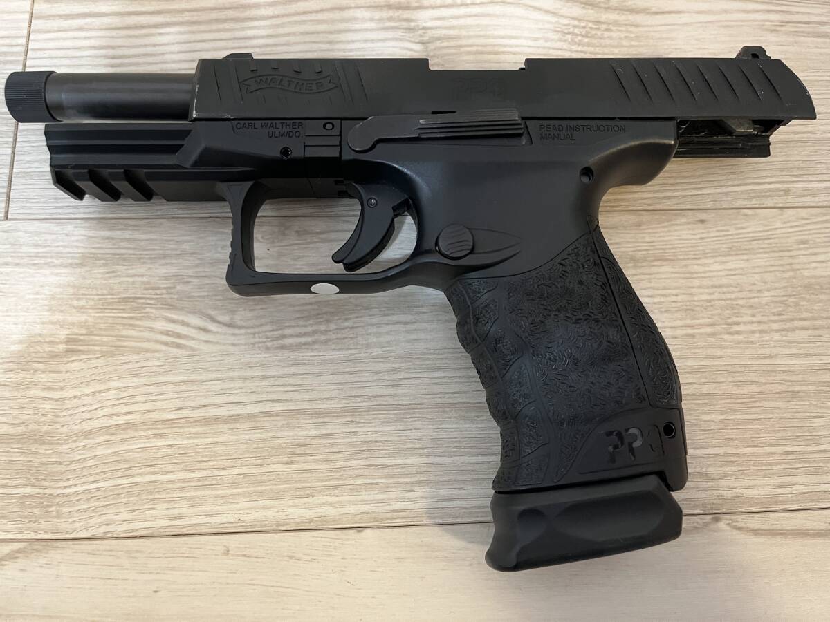 UMAREXwarusa-PPQ M2 NAVY DUTY KIT gas bro hand gun ( silencer attaching ) preliminary magazine attaching used 