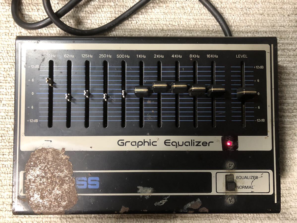 エフェクター BOSS グラフィックイコライザー　GE-10　ジャンク品_画像6