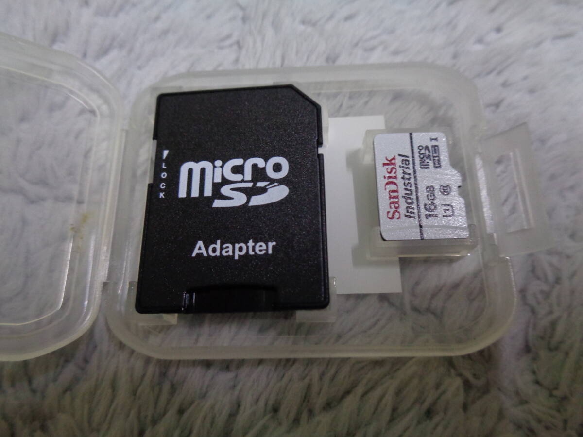 ●売切 San Disk製　中古　美品　microSDカード 16GB　クイックフォーマット済　SDカードとしても可能　クリックポスト発送_画像1