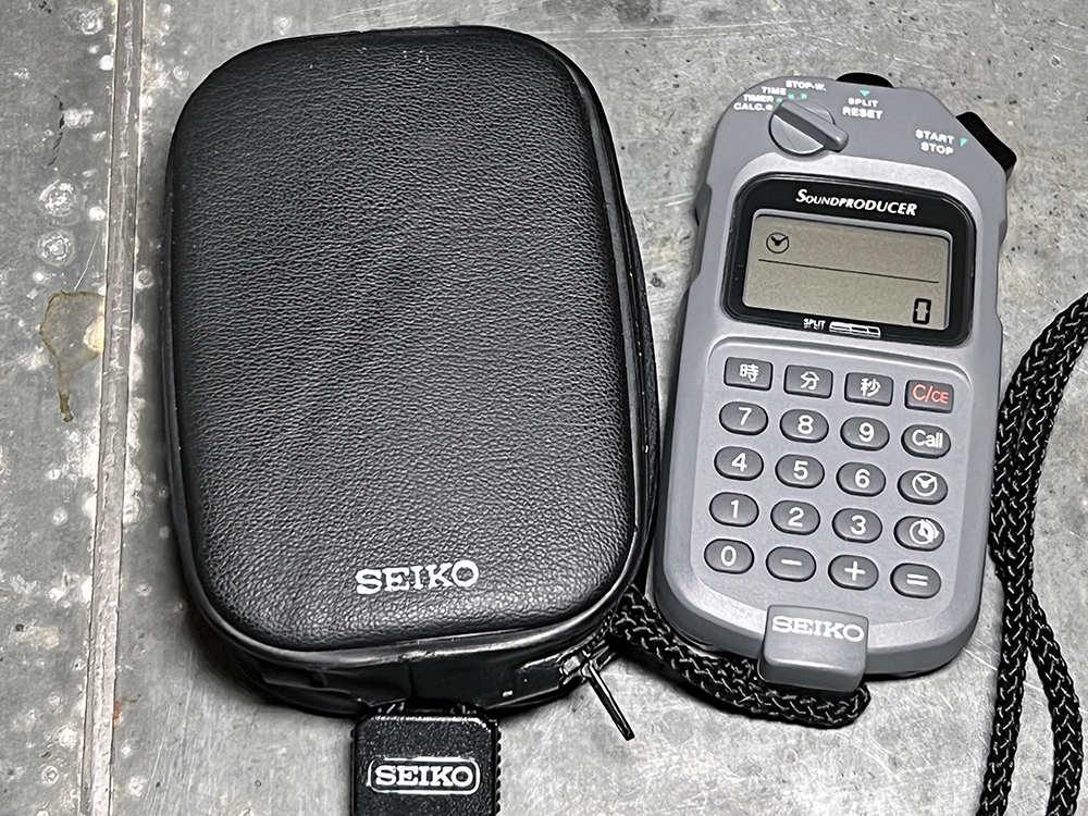 SEIKO 音楽・放送に便利な 時間計算機能付き サウンドプロデューサー ストップウォッチS351-4A00 （動作確認済み）の画像7