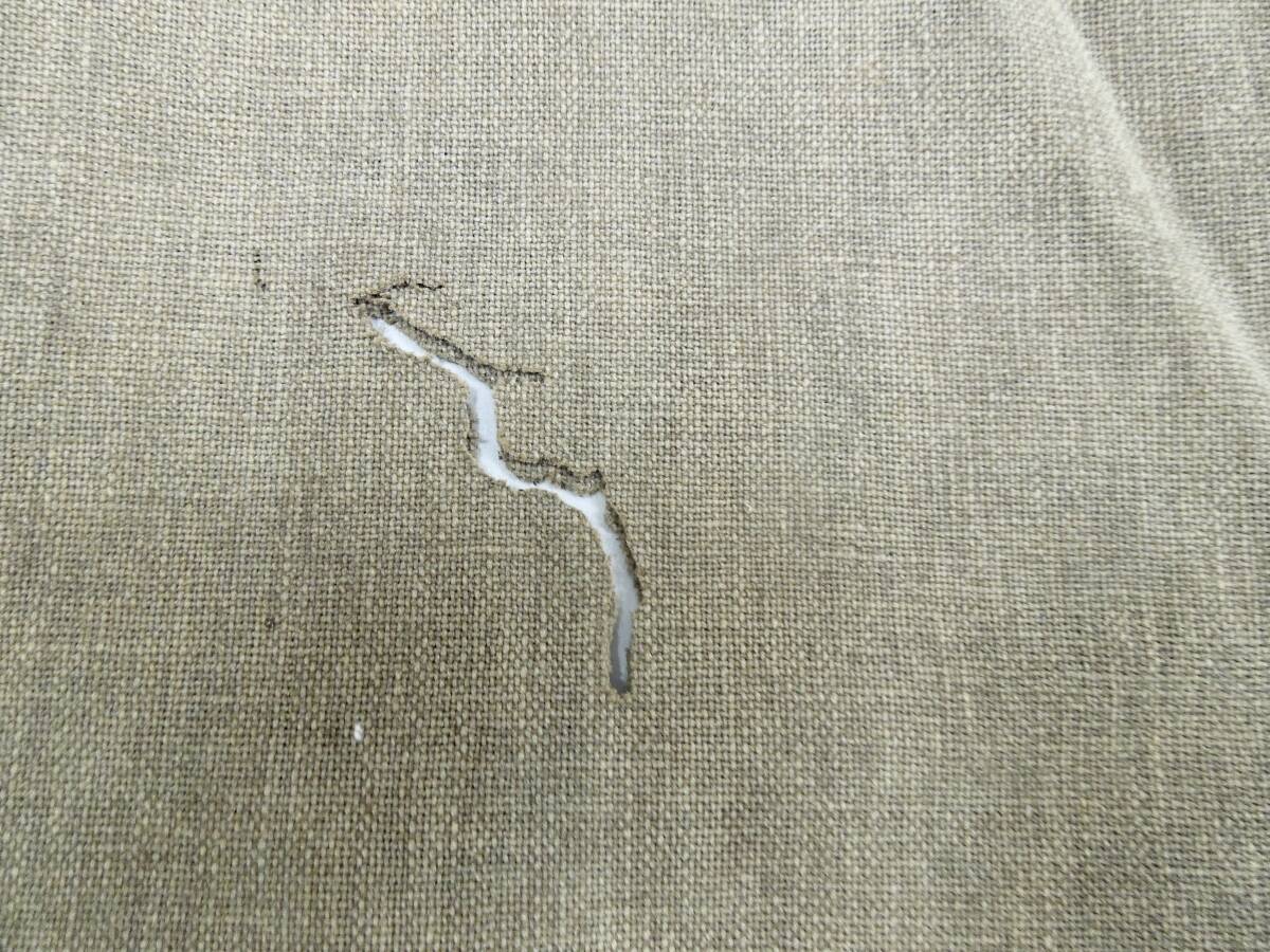 木綿織物　古裂　古布　No590　襤褸　酒袋５枚　（破れ、修理、汚れと色々あります。）　アンティーク　リメイク　パッチワーク_画像4