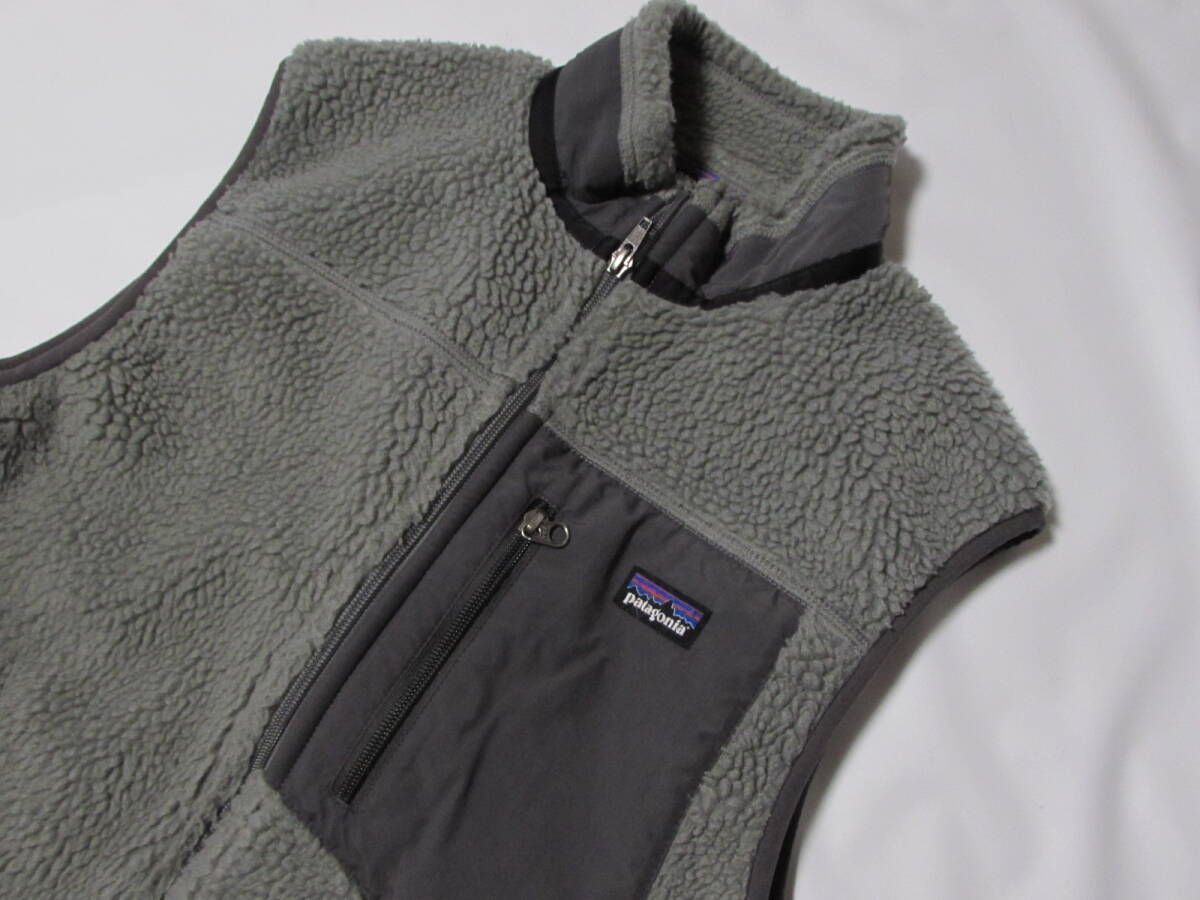 M's/S MEN's M相当 Patagonia パタゴニア ベスト クラシック レトロX Classic Retro-X Vest 23047 グレー メンズ Sサイズ フリースの画像2