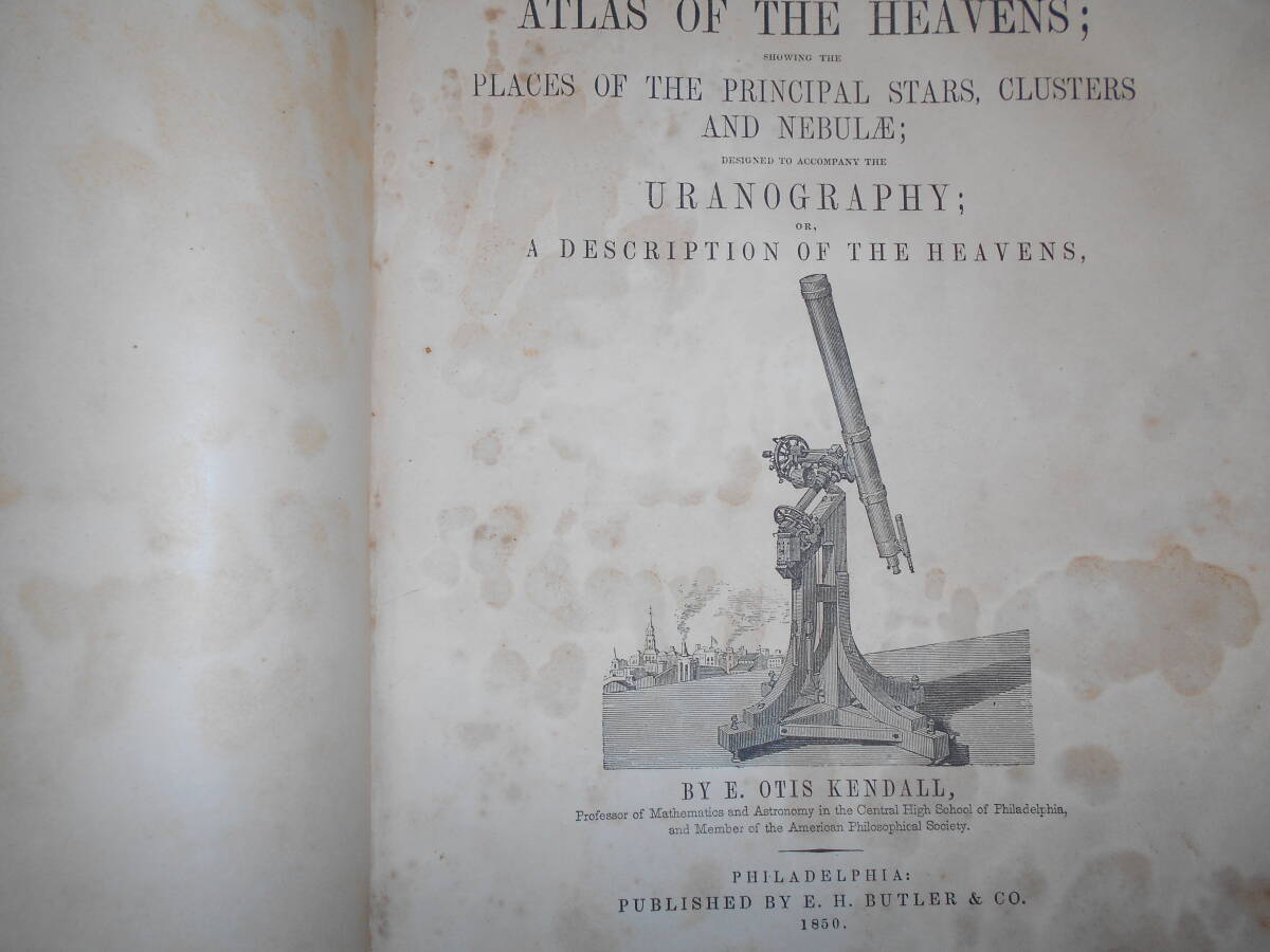 即決1850年『ケンドール星図』天球図、天文暦学書、星図、星座早見盤Astronomy, Star map, Planisphere, Celestial atlas - 天文、宇宙 即決1850年『ケンドール星図』天球図、天文暦学書、星図、星座早見盤Astronomy, Star map, Planisphere, Celestial atlas - 天文、宇宙