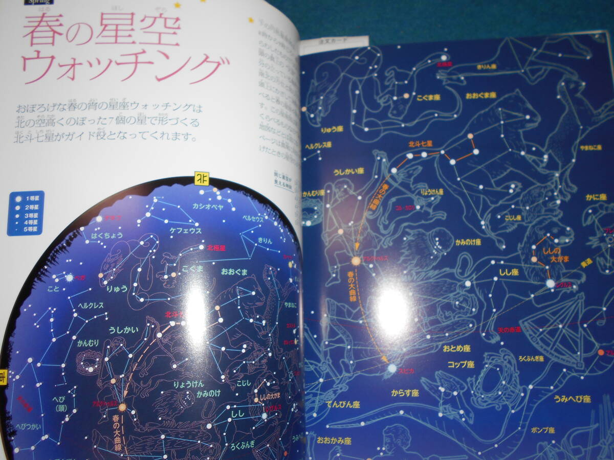 即決2007（平成19）年『星空の地図』天体観測、天文暦学書、星空ガイド、星図、星座早見盤未開封　Astronomy, Star map, Planisphere_画像4