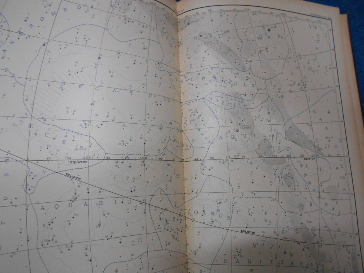 即決1896年『アップトン星図　初版』天体観測、天文暦学書、天文宇宙　洋書、星図、星座早見盤　Astronomy, Star map, Planisphere_画像6