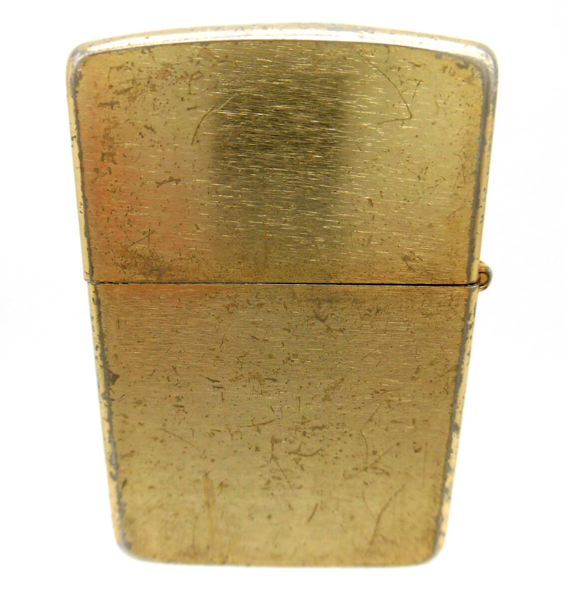 80’S ZIPPO ジッポ 1986年製 ロゴ刻印 ブラス オイルライター ビンテージ_画像2