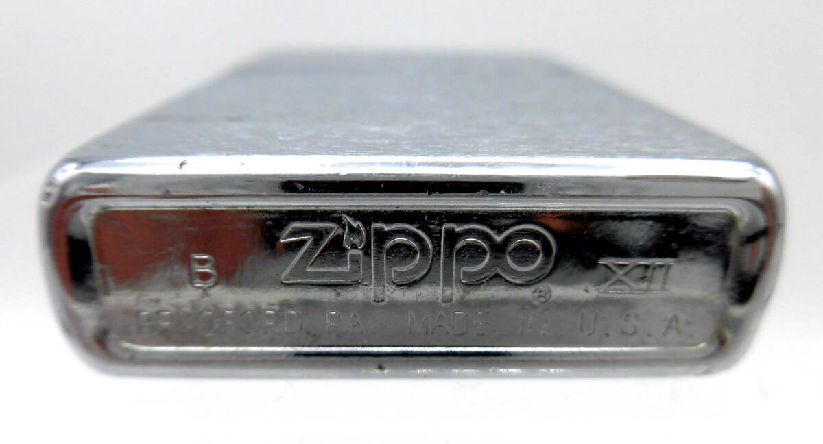 90’S ZIPPO ジッポ 1996年製 プレーン ソリッドシルバー オイルライター ビンテージ_画像3