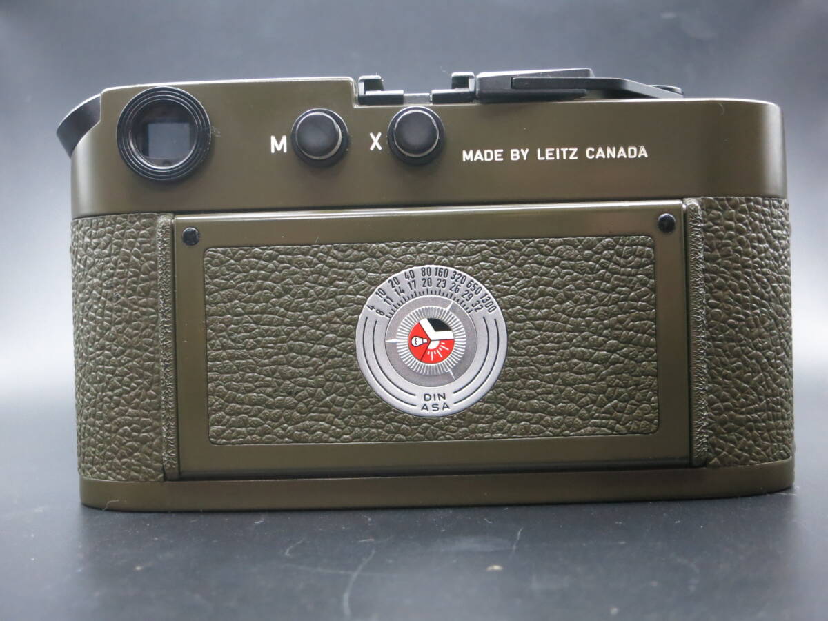 (レア・美品）Leica M4-P Olive Drab Repaint ライカ Ｍ４－Ｐ オリーブドラブ リペイント ボディ（１５４万番台）の画像5