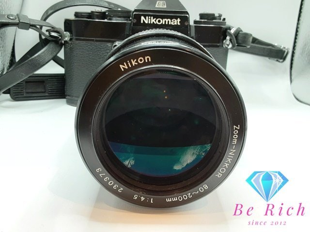 ★ニコン Nikon Nikomat ニコマート EL 一眼レフカメラ zoom-NIKKOR 80-200mm 1:4.5 動作未確認【中古】｛dgs3384｝_画像9