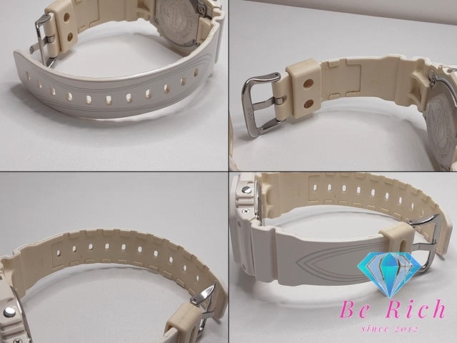 カシオ CASIO G-SHOCK メンズ 腕時計 GLX-5600 白 ホワイト SS 樹脂 ブレス デジタル クォーツ QZ ウォッチ【中古】 ht4377の画像5