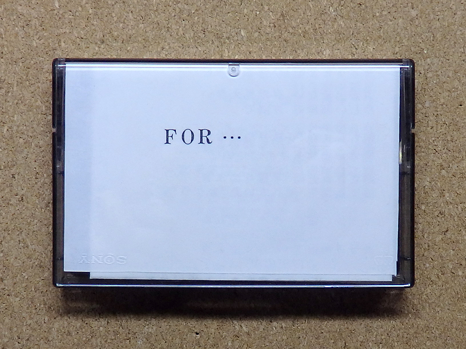 [中古デモテープ] 『FOR… / ROSARIO』_画像1