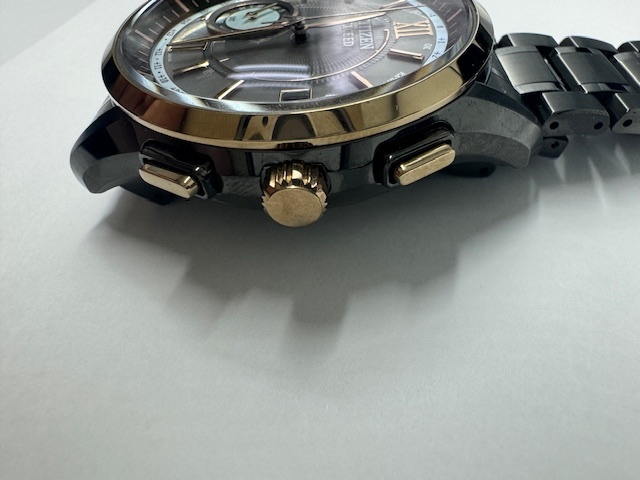CITIZEN/シチズン EXCEED エクシード エコ・ドライブ CC3055-52F/F150-T022731 ラウンド型 ソーラー 腕時計 可動品 メンズ腕時計の画像5
