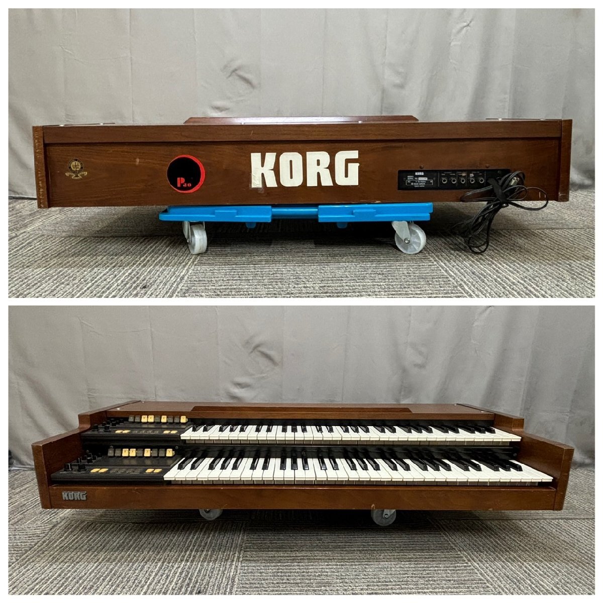 △9900　現状品　楽器　電子オルガン　KORG BX-3 BPX-3 PK-13　コルグ　ハードケース付き 【2個口発送品】_画像4