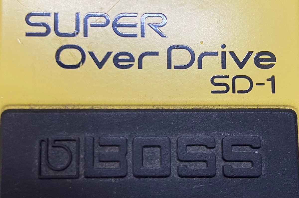 △73　中古品　器材　エフェクター　BOSS SD-1　SUPER Over Drive　ボス　スーパーオーバードライブ_画像8