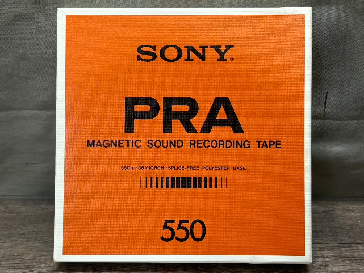 △254 ジャンク品 オーディオ機器 オープンリールテープ SONY PRA 550 3枚 ソニーの画像2