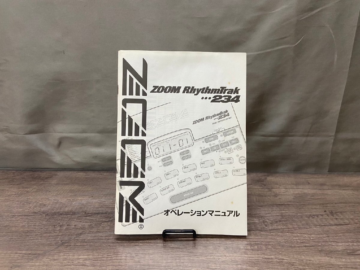 △278　現状品　器材　リズムマシン　ZOOM Rhythm Trak 234　ズーム　元箱付き_画像9