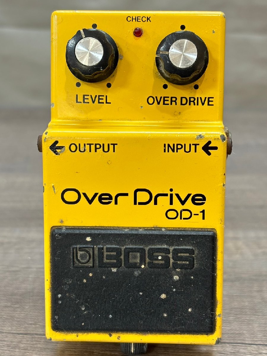 △223　現状品　機材　エフェクター　BOSS OD-1 OverDrive　ボス　オーバードライブ_画像2