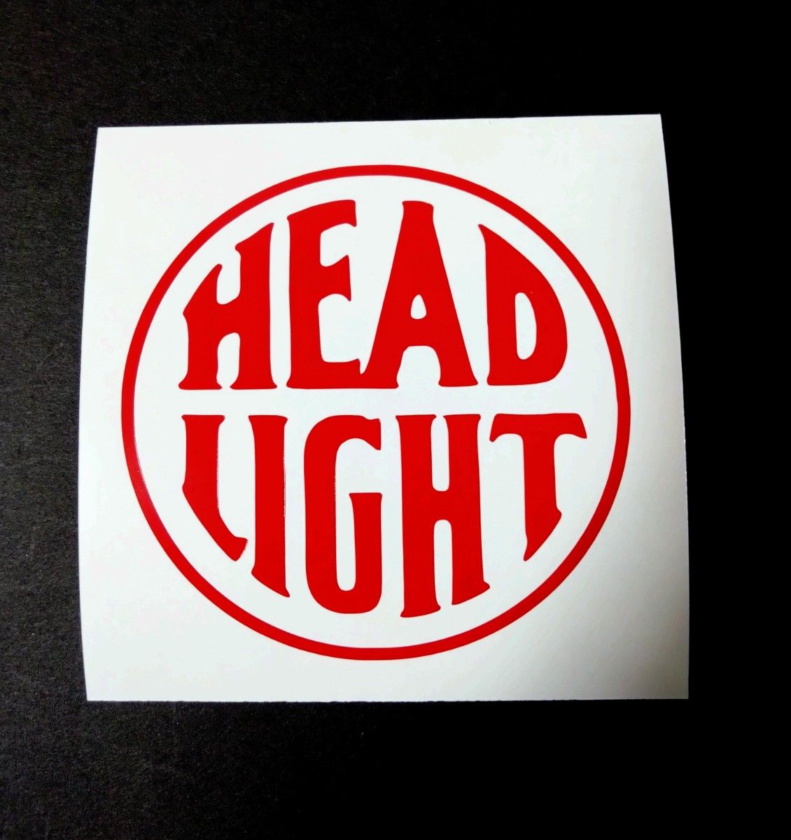 HEAD LIGHT ロゴ カッティングステッカー赤|Yahoo!フリマ(旧 HEAD LIGHT ロゴ カッティングステッカー赤|Yahoo!フリマ(旧