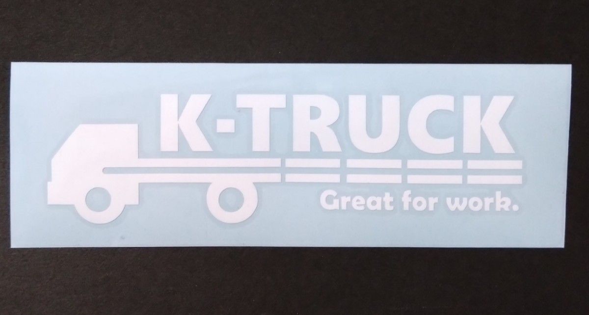 K-TRUCK カッティングステッカー白