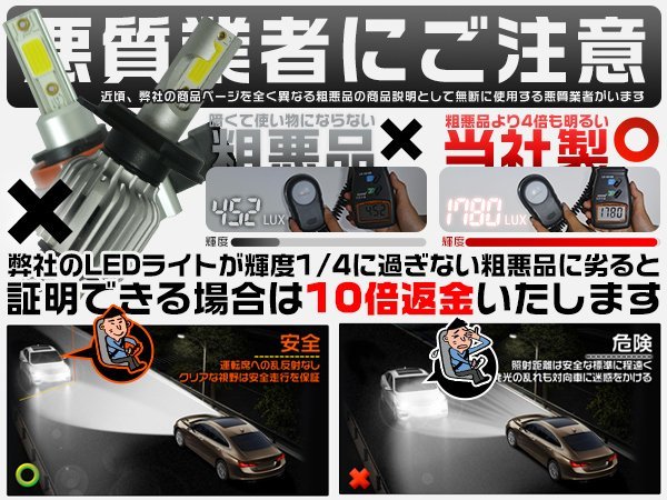 キャラバン ホーミー 後期 前期 E24 LEDヘッドライト H4 Hi/Lo切替 車検対応 180°角度調整 ledバルブ 2個売り 送料無料 2年保証 V2_画像2