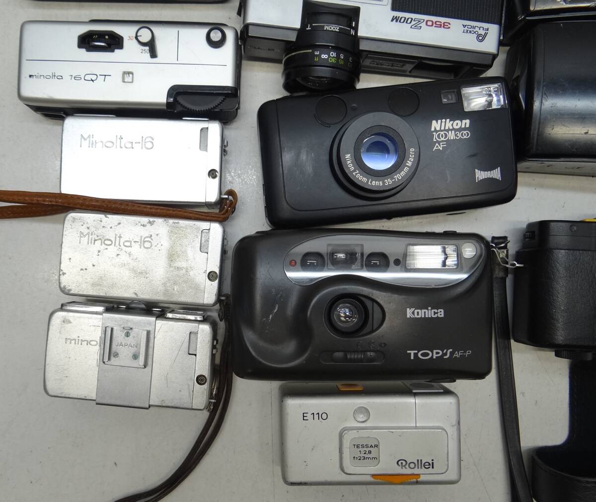 M181D 大量 ３８個 ポケット カメラ HOLGA Minolta PROD-20‘ｓ 16 RolleiE110 Canon DIAL35 コニカ C35 現場監督 START35 等 ジャンク_画像6