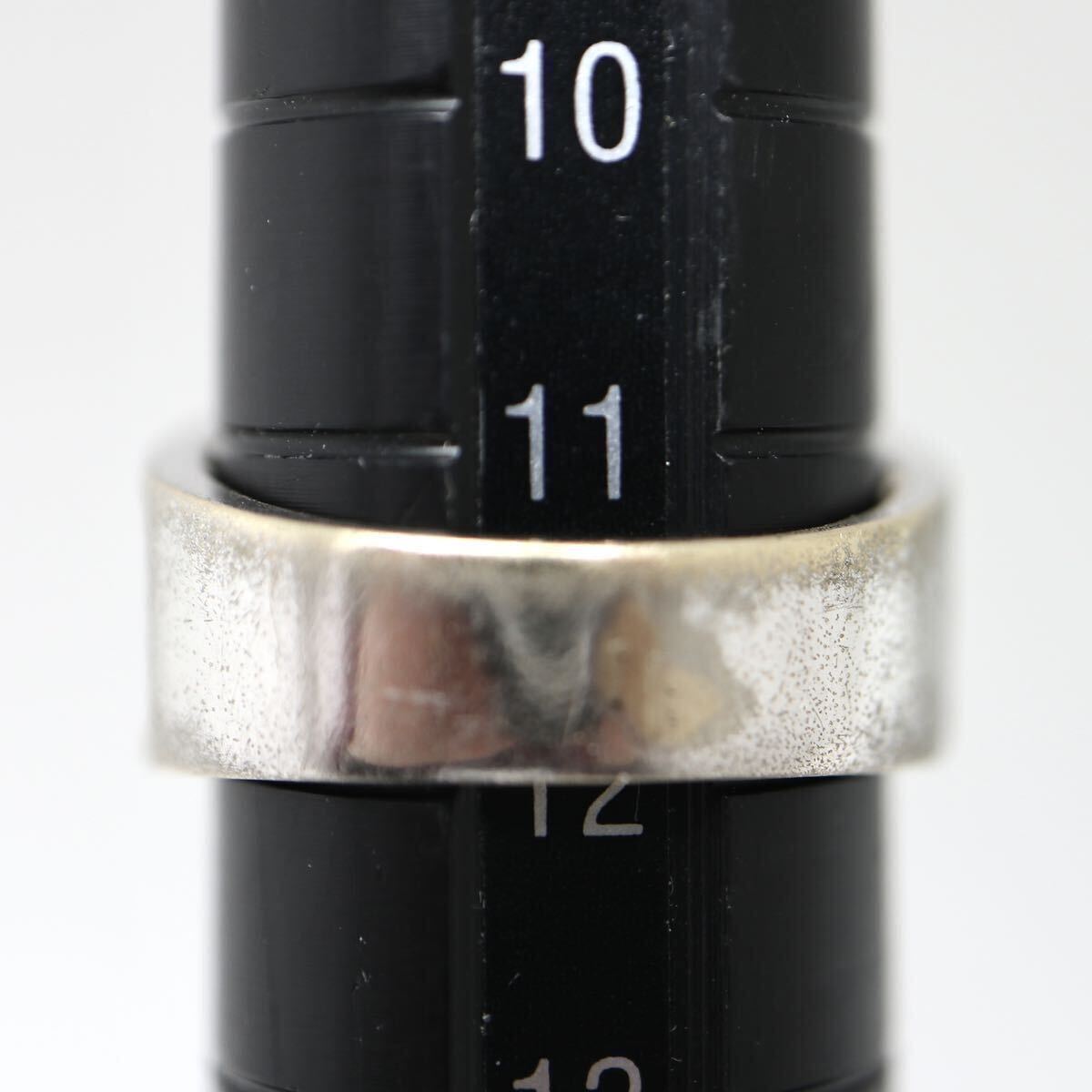《天然ダイヤモンドリング》M ◎12号 5.5g 0.08ct diamond jewelry ring 指輪 ジュエリー ED3/ED3_画像8