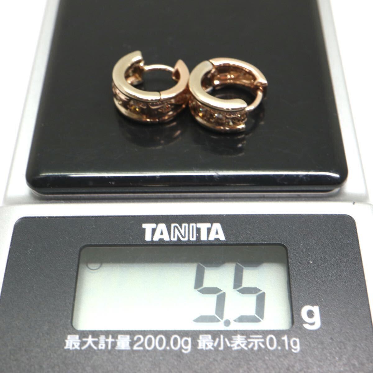 KASHIKEY(カシケイ) 《K18 天然ブラウンダイヤモンドピアス》M 5.5g 0.50ct diamond pierce jewelry ジュエリー ED9/EF9_画像8