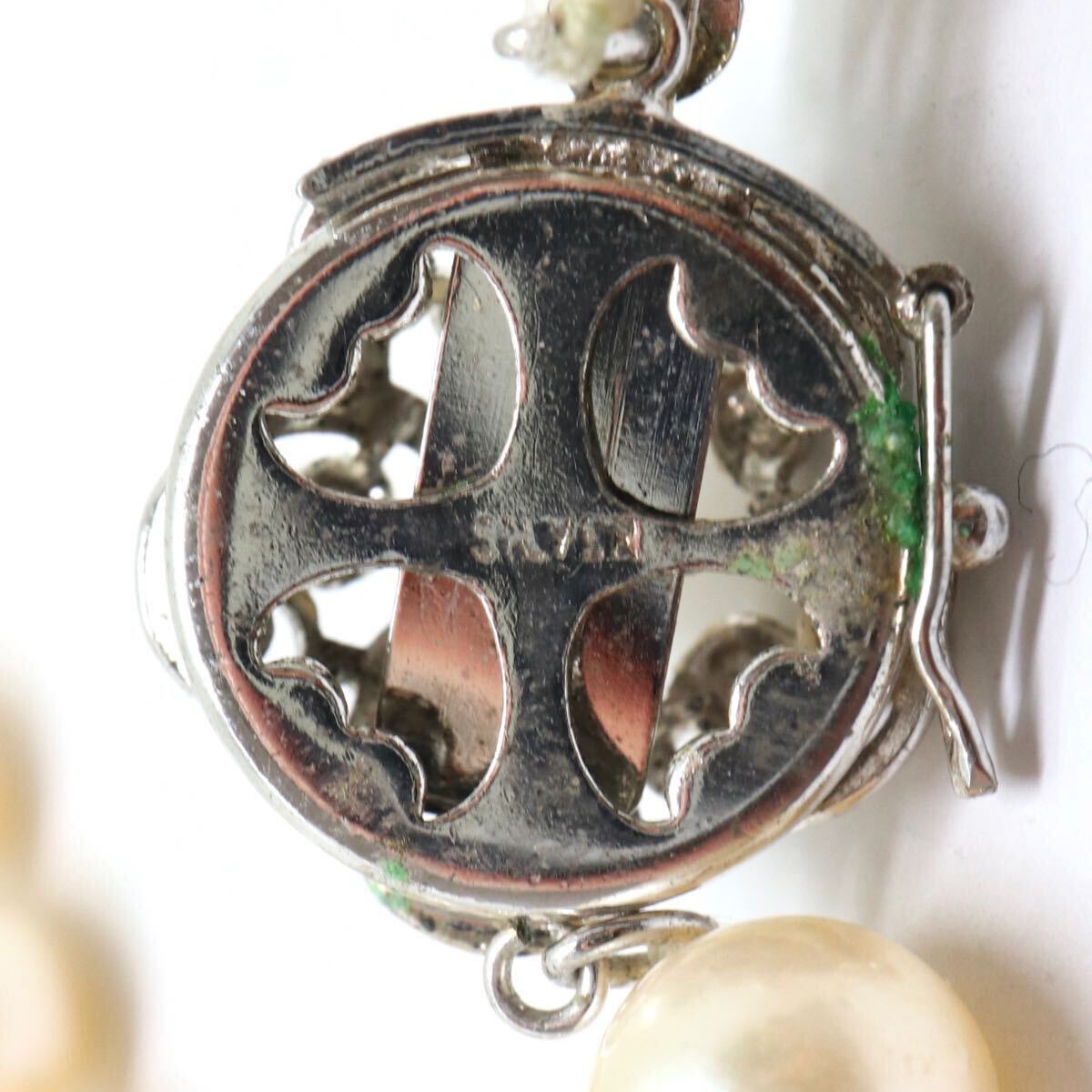 《アコヤ本真珠ネックレス》A 約7.0-7.5mm珠 31.4g 約41cm pearl necklace ジュエリー jewelry DB0/DB0_画像7