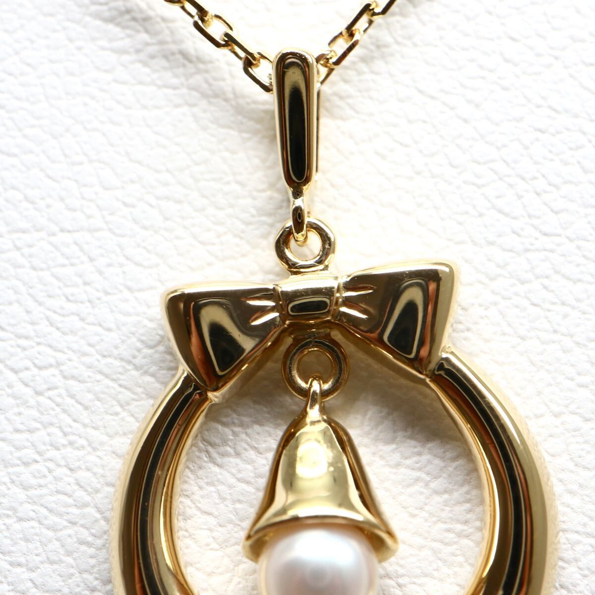 MIKIMOTO(ミキモト)《K18 アコヤ本真珠ネックレス》A 約5.1g 約37.5cm necklace jewelry ジュエリー EC9/ED0_画像6
