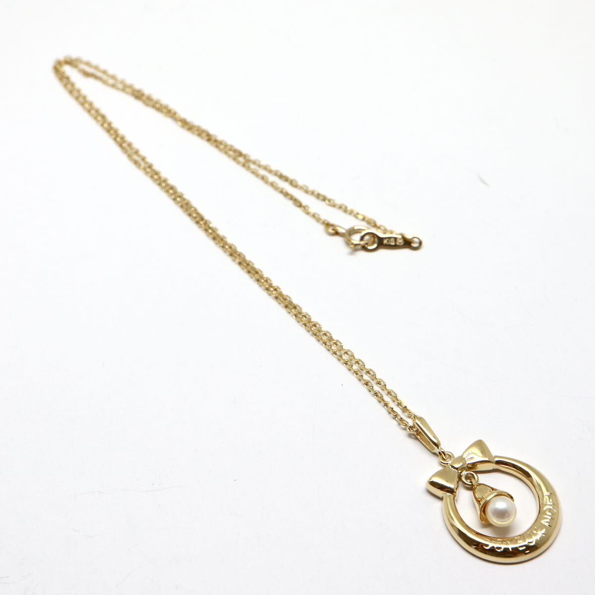 MIKIMOTO(ミキモト)《K18 アコヤ本真珠ネックレス》A 約5.1g 約37.5cm necklace jewelry ジュエリー EC9/ED0_画像7