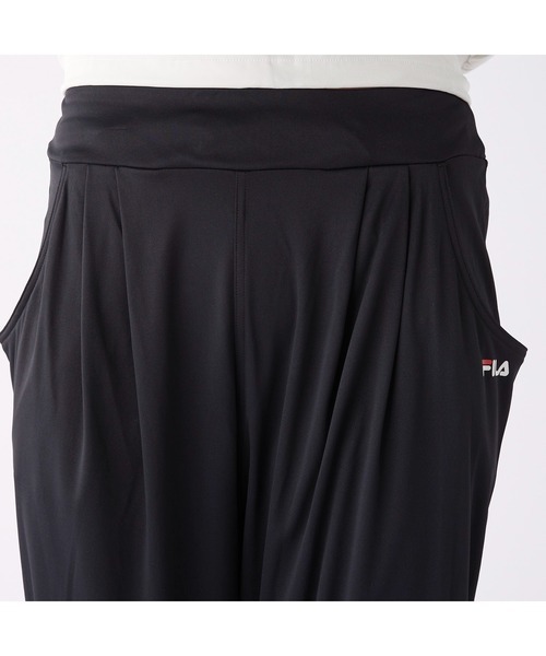 LLサイズ 新品 FILA/フィラ 黒 水陸両用 ボトムス ラッシュガード ストレッチパンツ ヨガ スポーツウエア フィットネス ジム 水着 送料無料_画像7