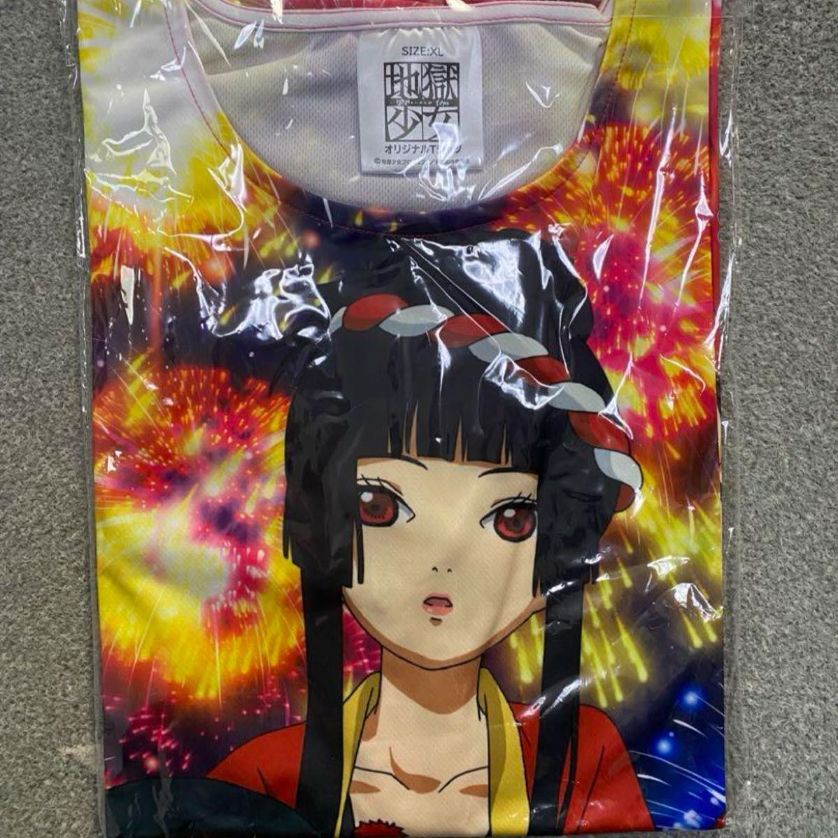 地獄少女宵伽 両面フルグラフィックTシャツ(XLサイズ)  祭Ver.