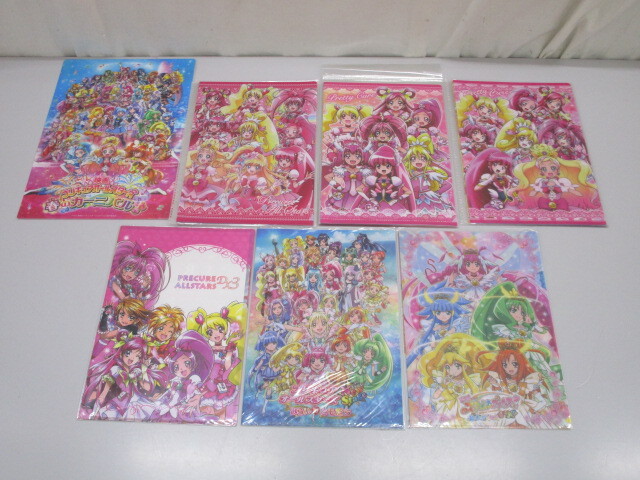 T0304-9Y/ 未使用多数 プリキュア ファイル 下敷き グッズまとめ プリキュアオールスターズ/ハピネスチャージ/スマイル/プリンセス/_画像2