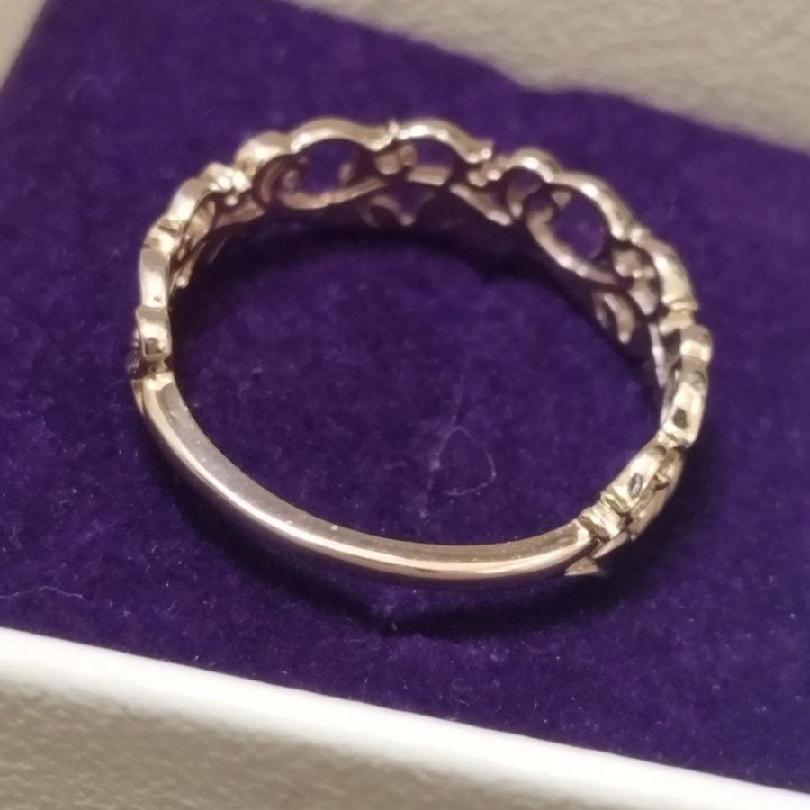 【美品】agete アガット オリーブ 透かしリング K10 11号 現行品 K10 アガット 11号 オリーブ透かしリング|Yahoo!フリマ(旧