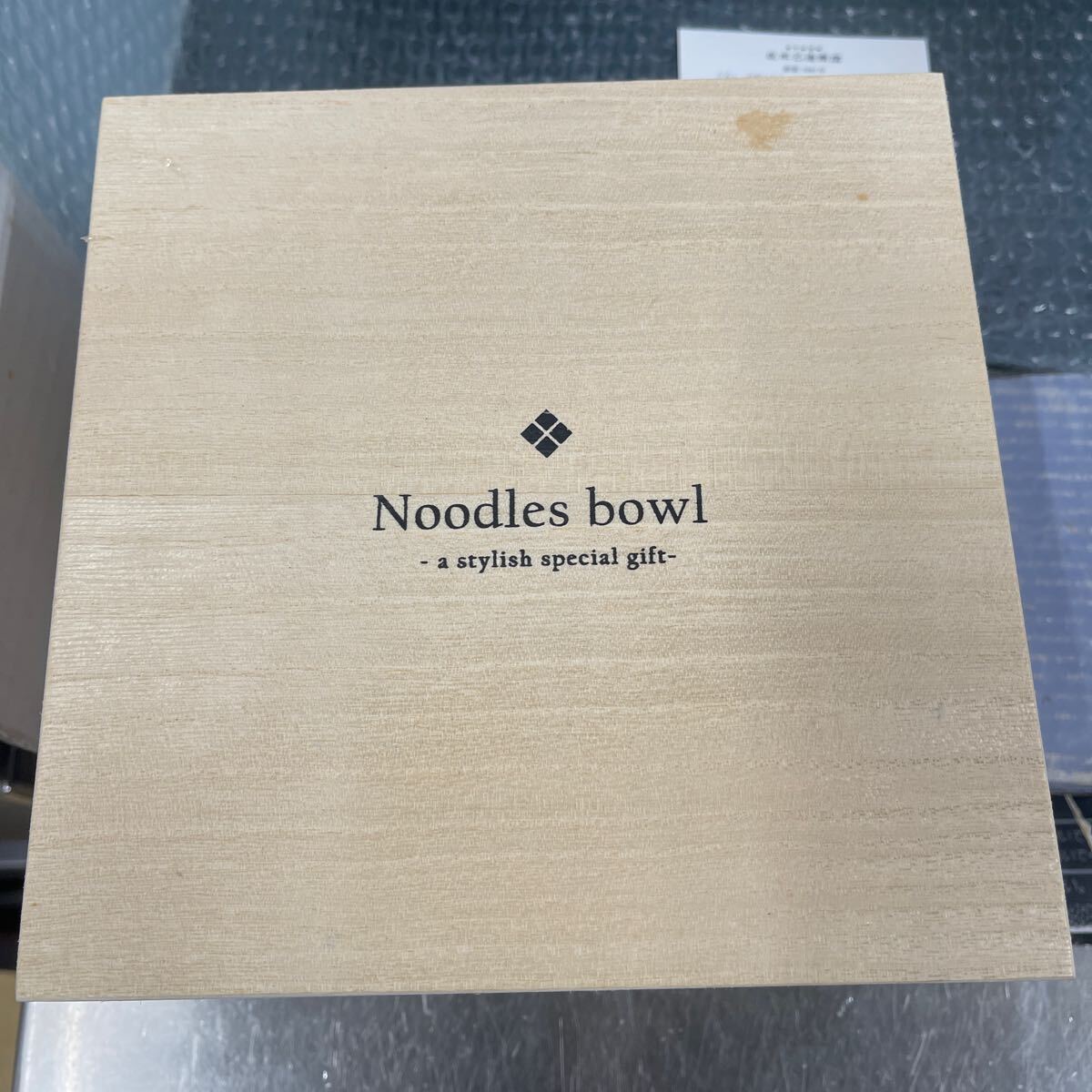● Noodles bowl 坂本乙造商店 創業1900年 うるし 伝統工芸品 産直ギフト 食器 ボウル 2セット 未使用品 ●の画像5