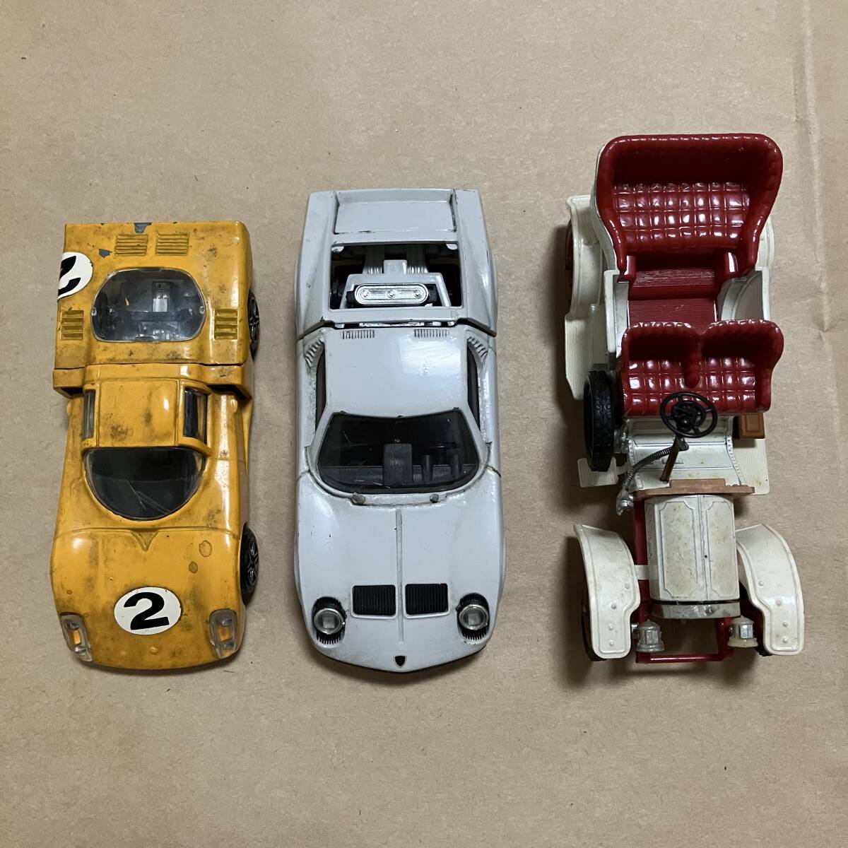 used 保管品　イタリア製　ミニカー　3台セット　RIO POLIT TOYS_画像1