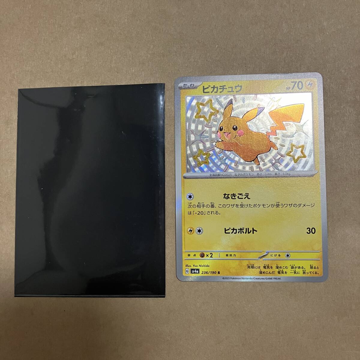 保管品★ポケモンカード　ポケカ　ピカチュウ たね_画像1