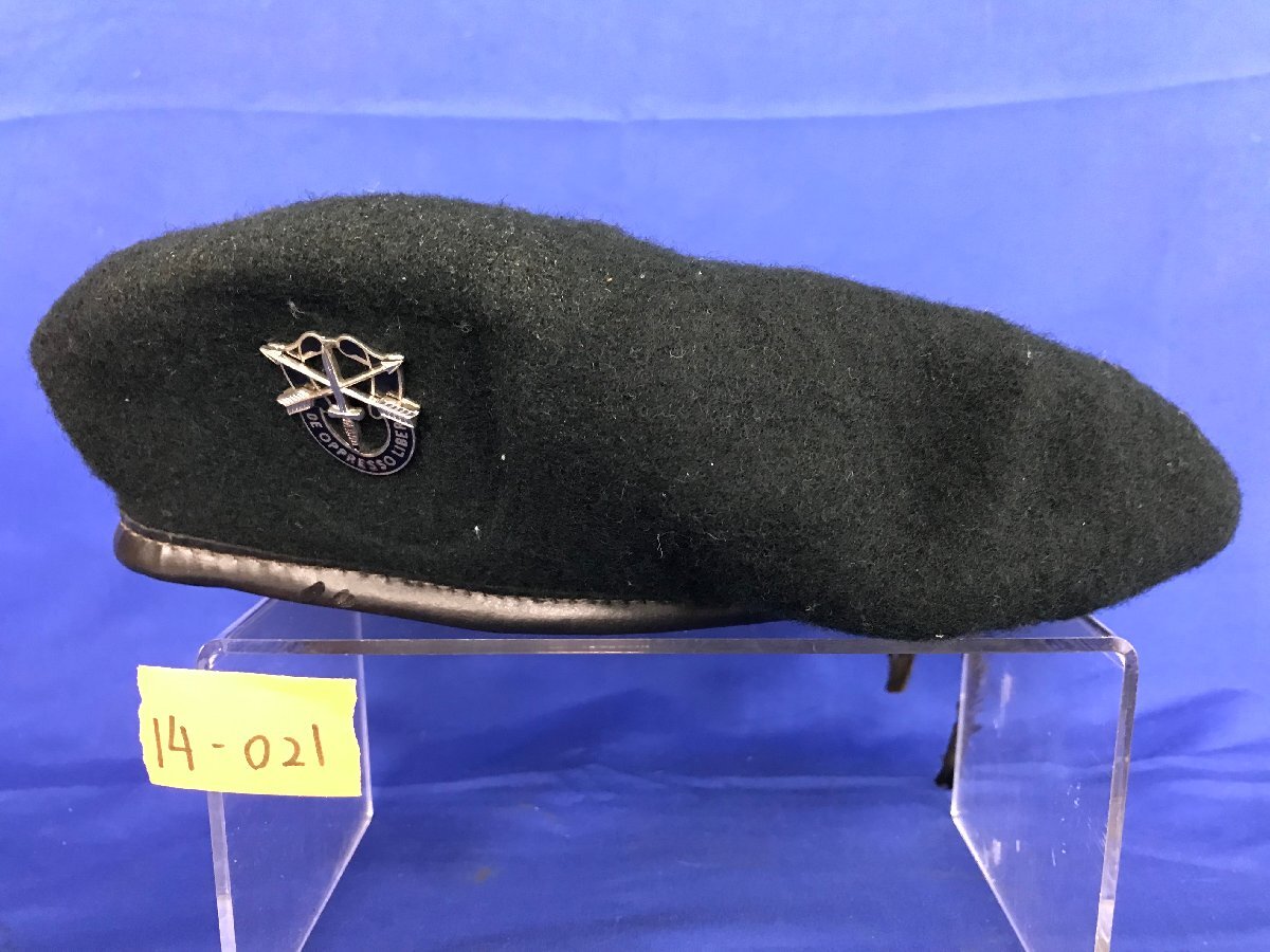 ★１４―０２１★帽子 DE OPPRESSO LIBER SHELL ベレー帽 特殊部隊 グリーンベレー サイズ不明 ミリタリーグッズ [60]の画像1