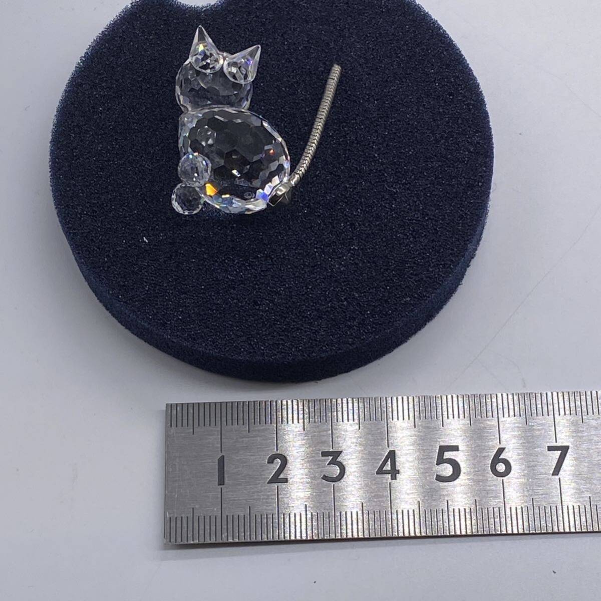 箱付き　SWAROVSKI スワロフスキー 置物　ネコ　ねこ　猫　no.91_画像9