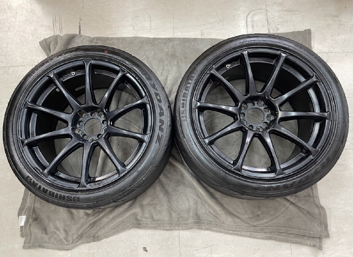 【1000円売り切り】CST ZERO-1 HYPER-X SHIBATA REVIMAX R23 265/35ZR18 18x9.5J+23 PCD114.3 2本 　K_画像1