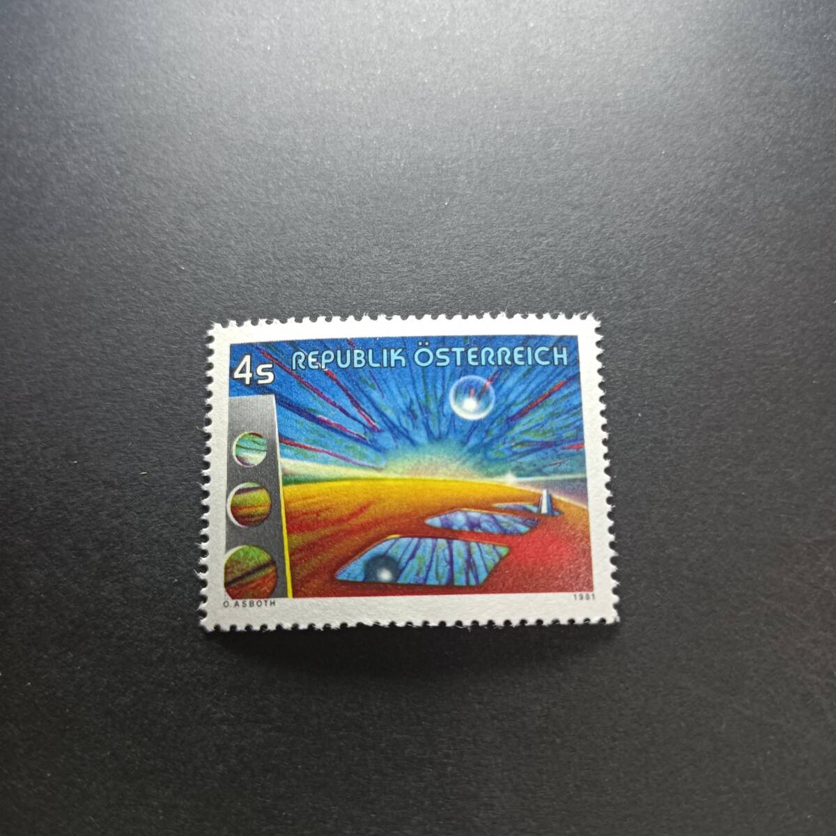 ★ オーストリア 未使用 切手　1981年 1種完 ★並以上かと思います。_画像1