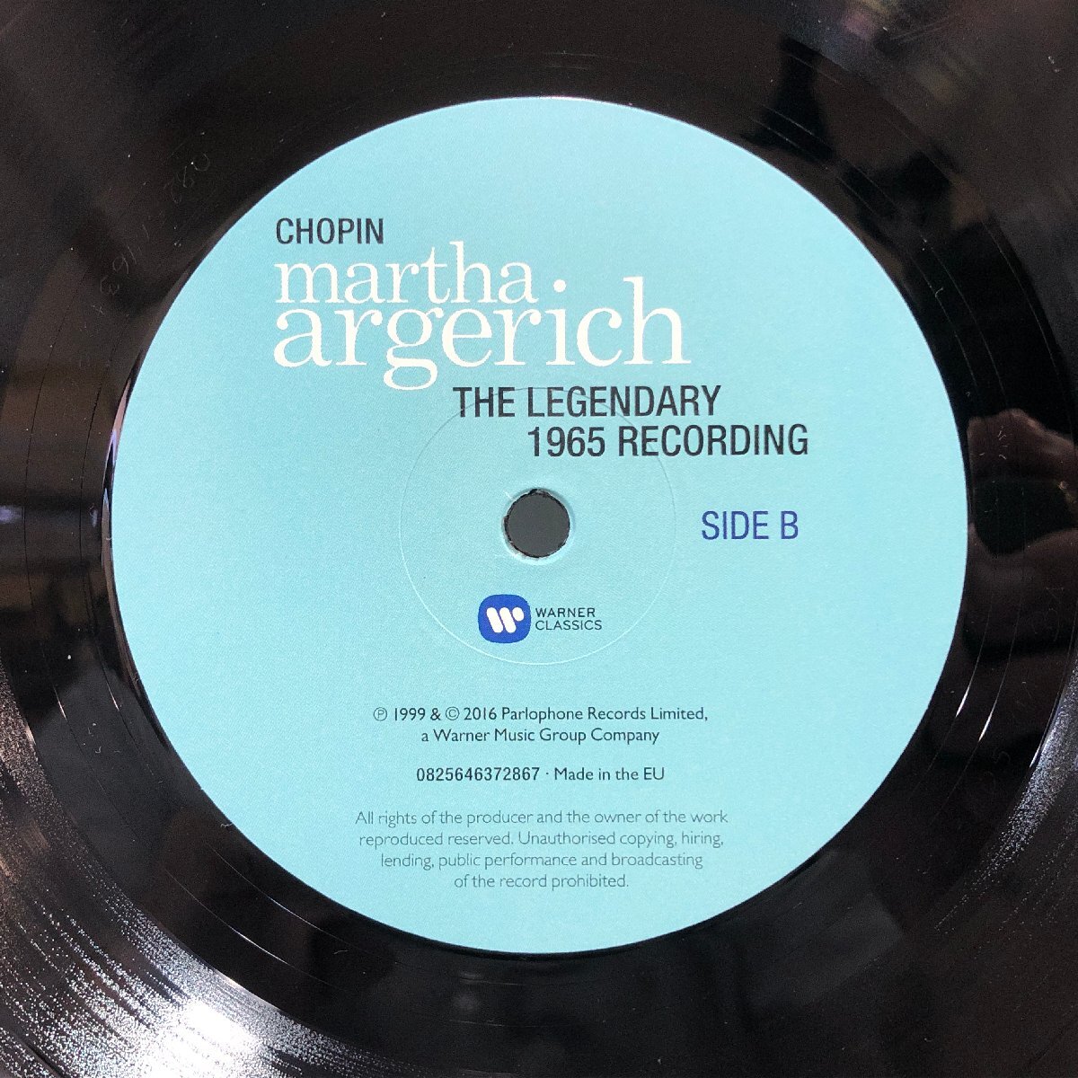 【EU 重量盤LP】CHOPIN MARTHA ARGERICH THE LEGENDARY 1965 RESORDING 幻のショパン・レコーディング アルゲリッチ/WARNER0825646372867▲の画像6