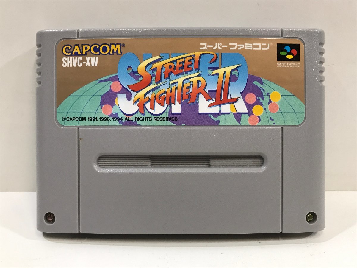 SFC スーパーストリートファイターⅡ スパII 《箱付き・取説なし》 CAPCOM SHVC-XW カプコン スーファミ スーパーファミコン ◆の画像2