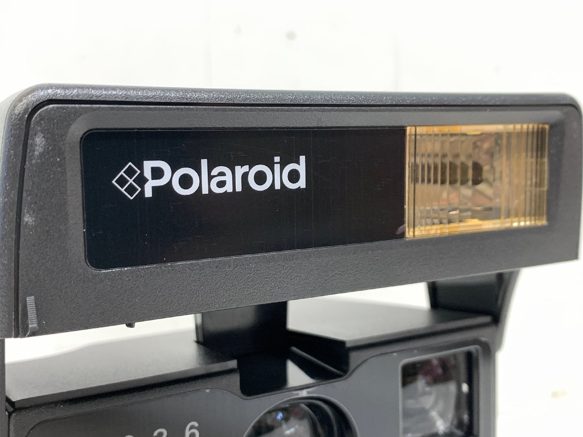 Polaroid 636 Closeup< breaking the seal ending unused goods > origin box attaching Polaroid instant camera *