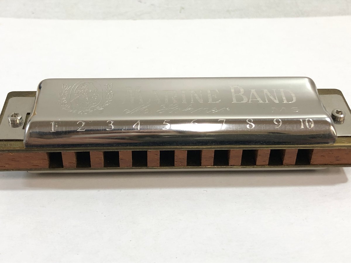 10 hole z harmonica HOHNER MARINE BAND 1896/20X TEN HOLES horn na- marine * band ^