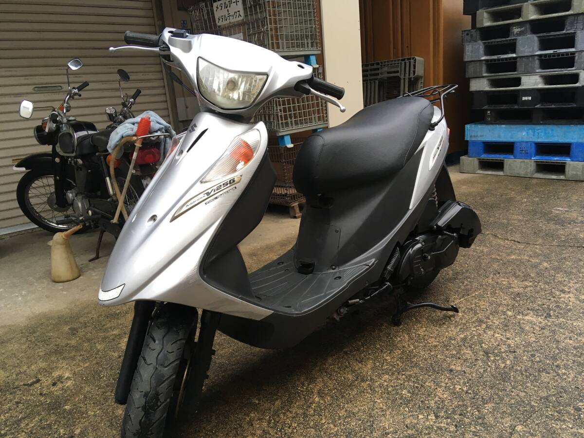 ★☆人気! 上質車 アドレスV125 CF4EA 銀 軽整備済 大阪発☆★_画像1