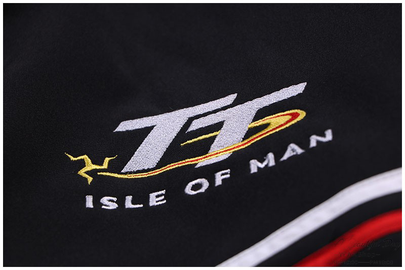 【TT Isle of Man】BSB マン島TTレース 37.7 Miles 黒 ソフトシェル ジャケット【L】 希少（検：YOSHIMURA Racing British Super Bike）_画像6