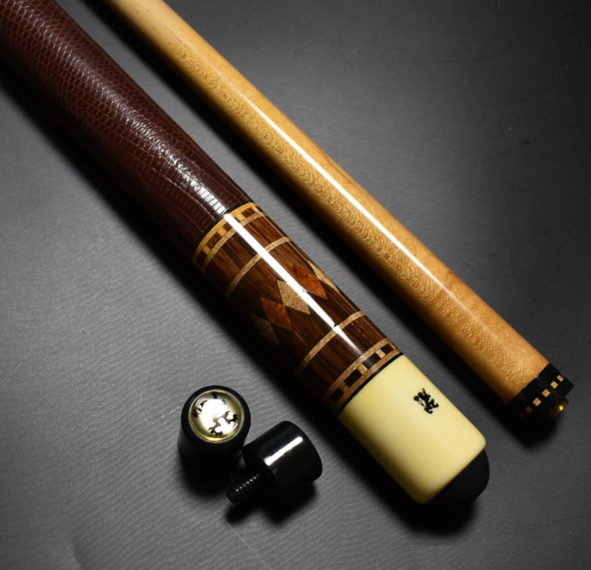 ☆LEGEND Adam cues アダム 10山 リザード本革 ジョイントキャプ ☆LEGEND Adam cues アダム 10山 リザード本革 ジョイントキャプ