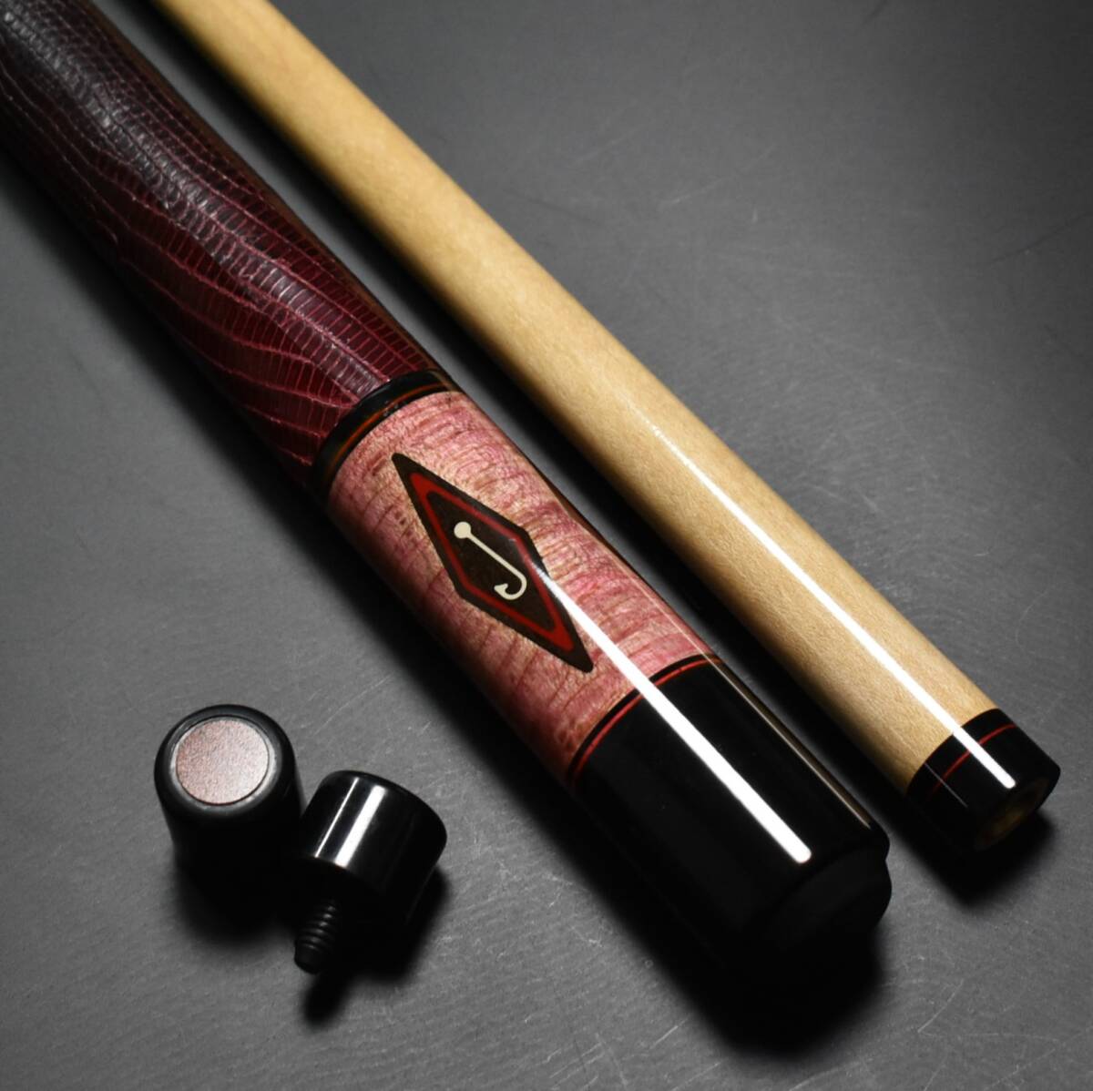 ◇old Meucci cues【 M-9 フック】メウチ 18山 リザード本革 ◇old Meucci cues【 M-9 フック】メウチ 18山 リザード本革