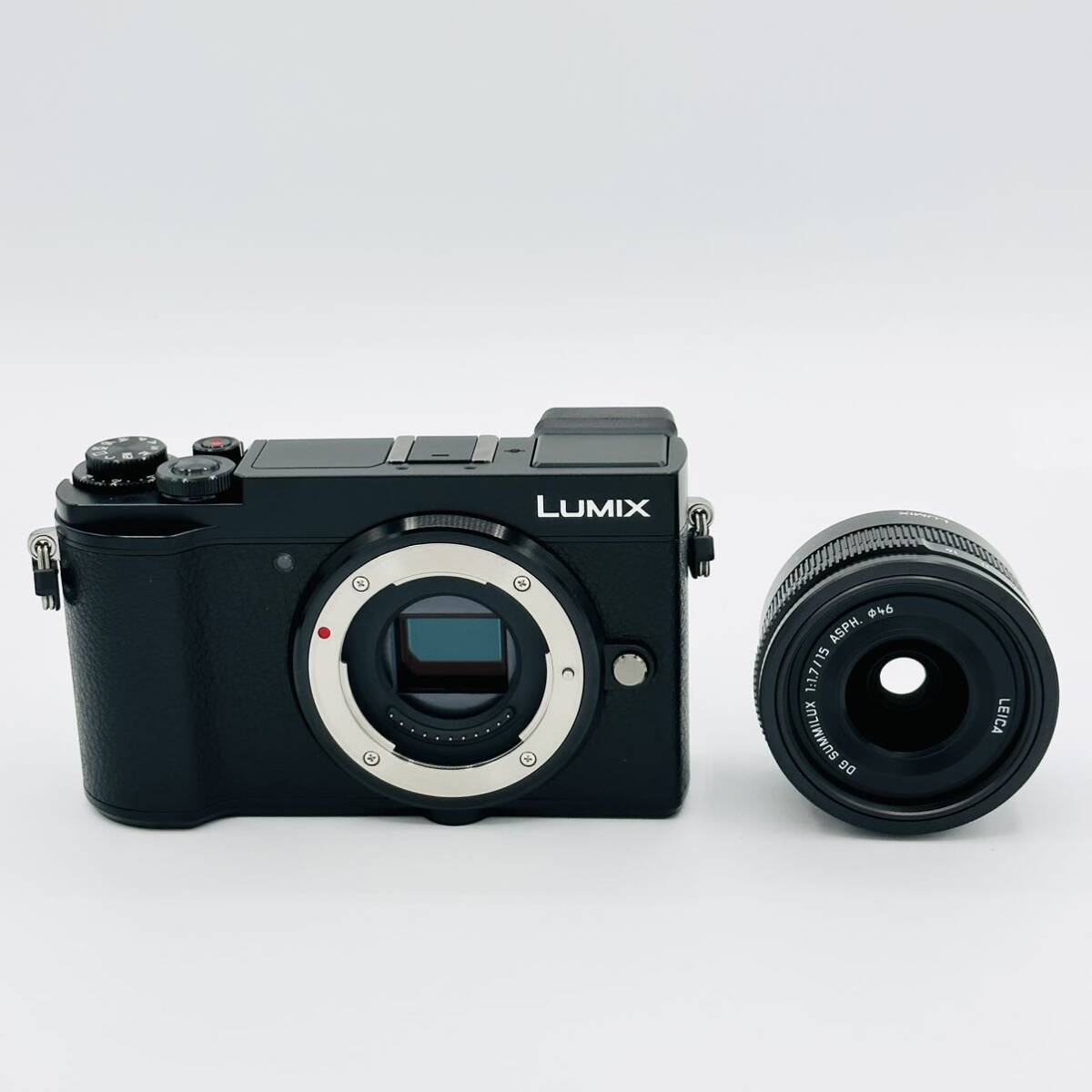 [ почти новый 1144 раз ] Panasonic беззеркальный однообъективный камера Lumix GX7MK3 одиночный подпалина пункт Leica DG линзы комплект черный DC-GX7MK3L-K